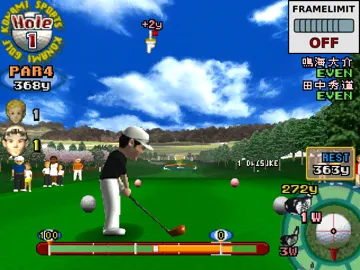 Jikkyou Golf Master 2000 (JP) screen shot game playing